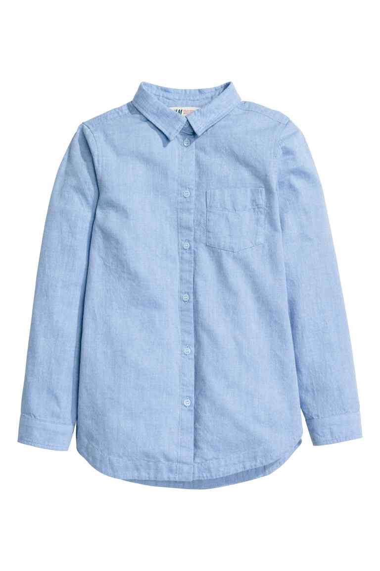 Cotton twill shirt jacket